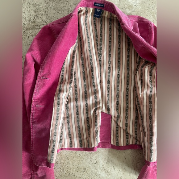 GAP Vintage Y2K Hermione Granger Corduroy Two Button Blazer - Picture 3 of 13